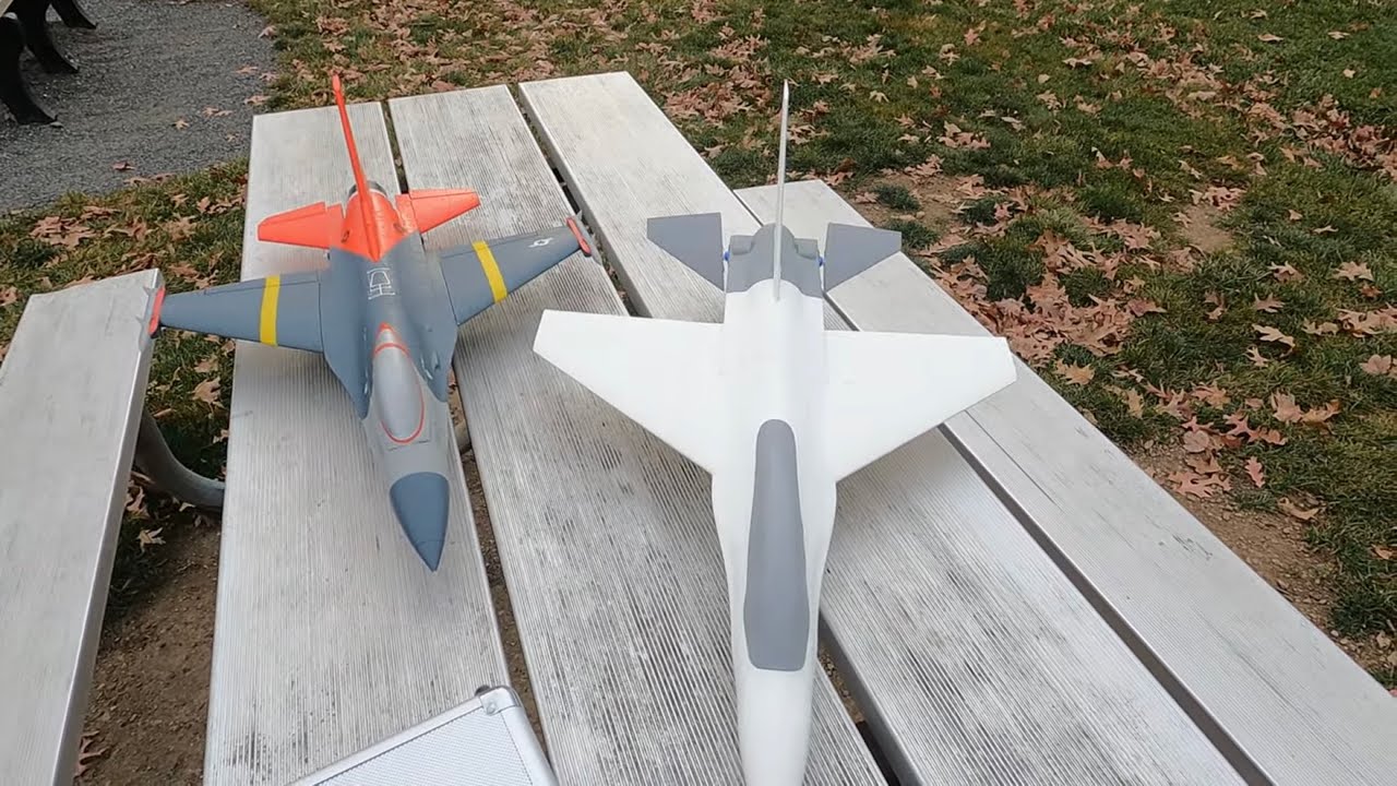 Окончательный проект самолета F16 V3, напечатанного на 3D-принтере