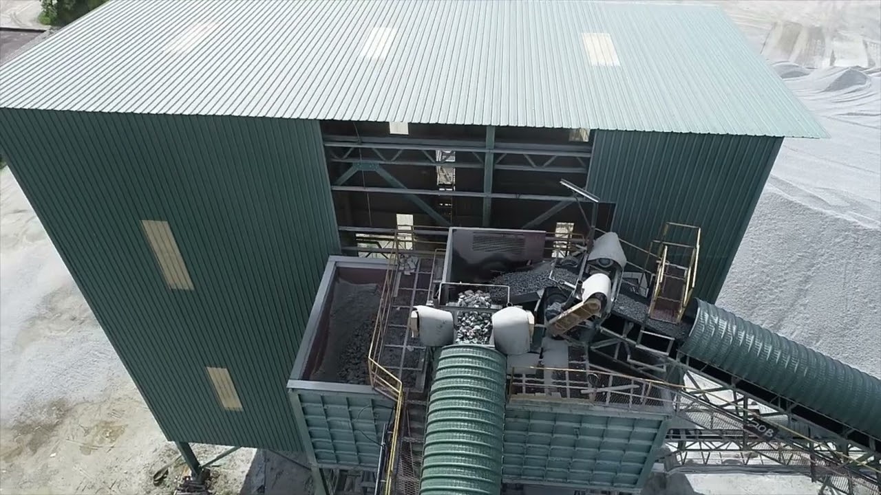 1,500 tph  SINGLE  LINE  Aggregate Crushing and Screening Plant.