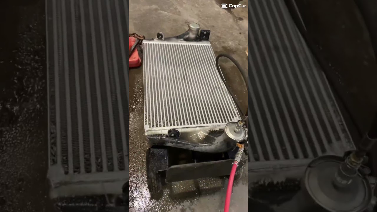 Charge air cooler test