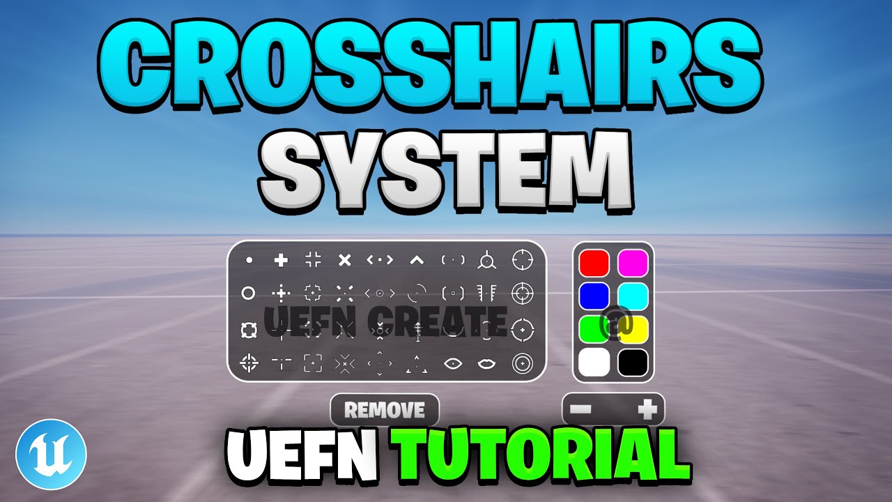 How To Make Custom Crosshairs (1v1) In UEFN