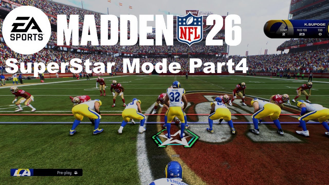 【MaddenNFL26】SuperStar Mode Part4｜前回の気分をそのままに臨んだが・・・　Japanese QB's Road to the NFL!!