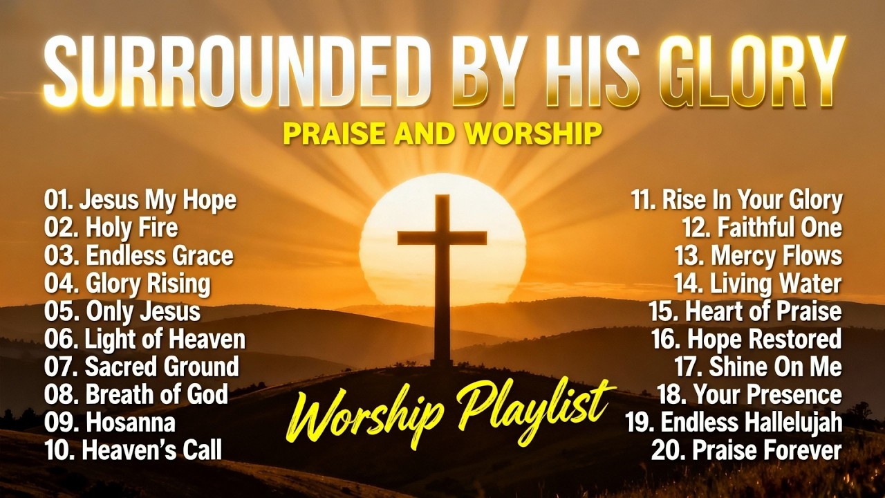 Surrounded by His Glory – Peaceful Praise & Worship Music for Peace, Hope & Faith | Worship Playlist