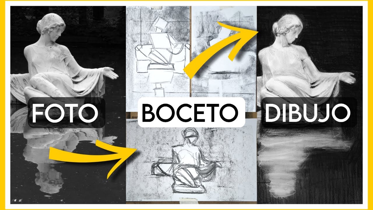 El SECRETO del Dibujo ARTÍSTICO | Encaje y Valores de Grises