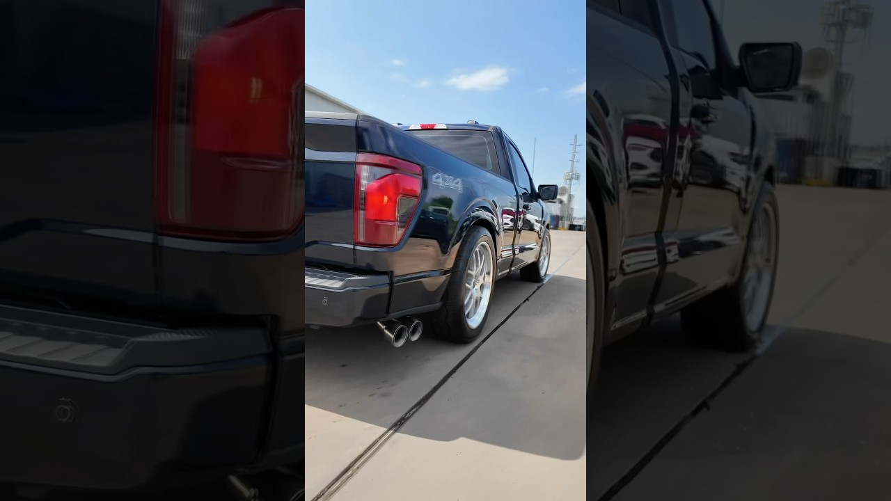 Ford F150 Supercharged Antimatter Blue 🥶 #ford #supercharged #coyote #fordf150 #singlecab