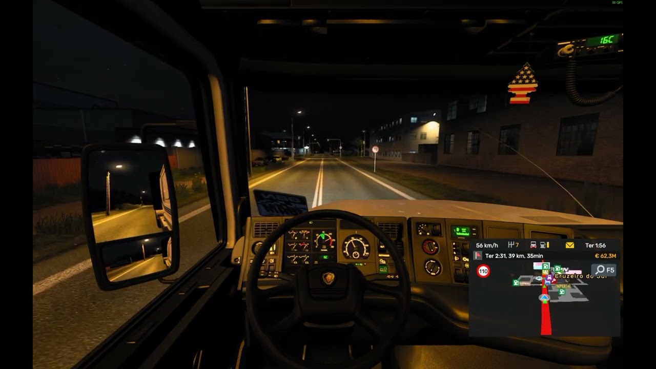 ETS 2 JOGANDO PELA PRIMEIRA VEZ NO MEU PC DESCULPA OS ERROS MAS A GENTE APRENDE 👉👍👈🙏🙏 OBRIGADO TMJ 🙏