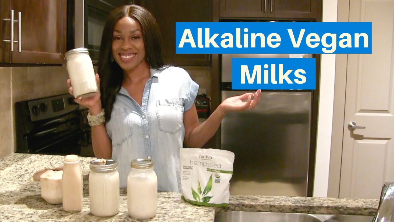 Alkaline Vegan Milk Recipes ||  4 Dr. Sebi Approved Plant-Based Milks