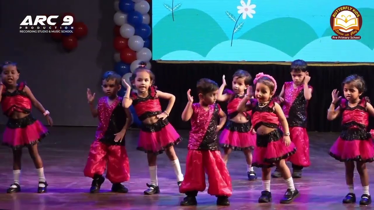 Butterfly Kids | Nursery Tulip | Chak Dhoom Dhoom | Annual Function (2023-24) |Ghansoli| Navi Mumbai