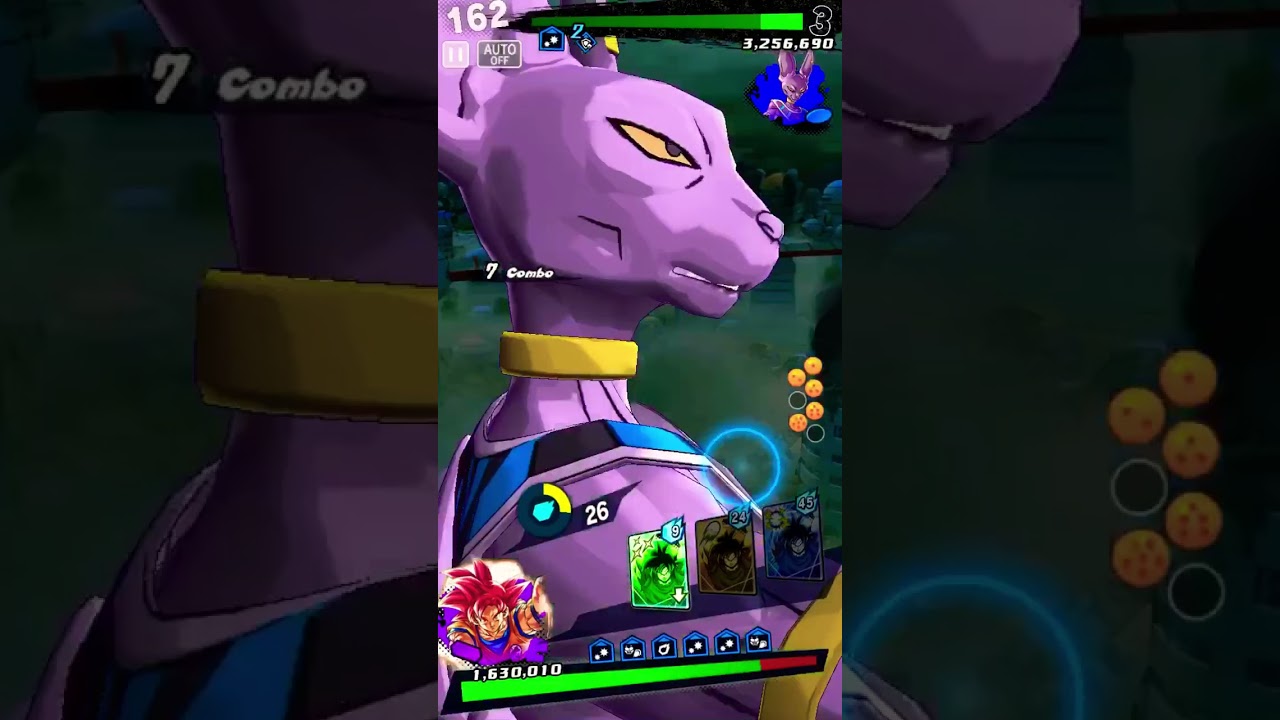 Super sayian god goku vs beerus the destroyer