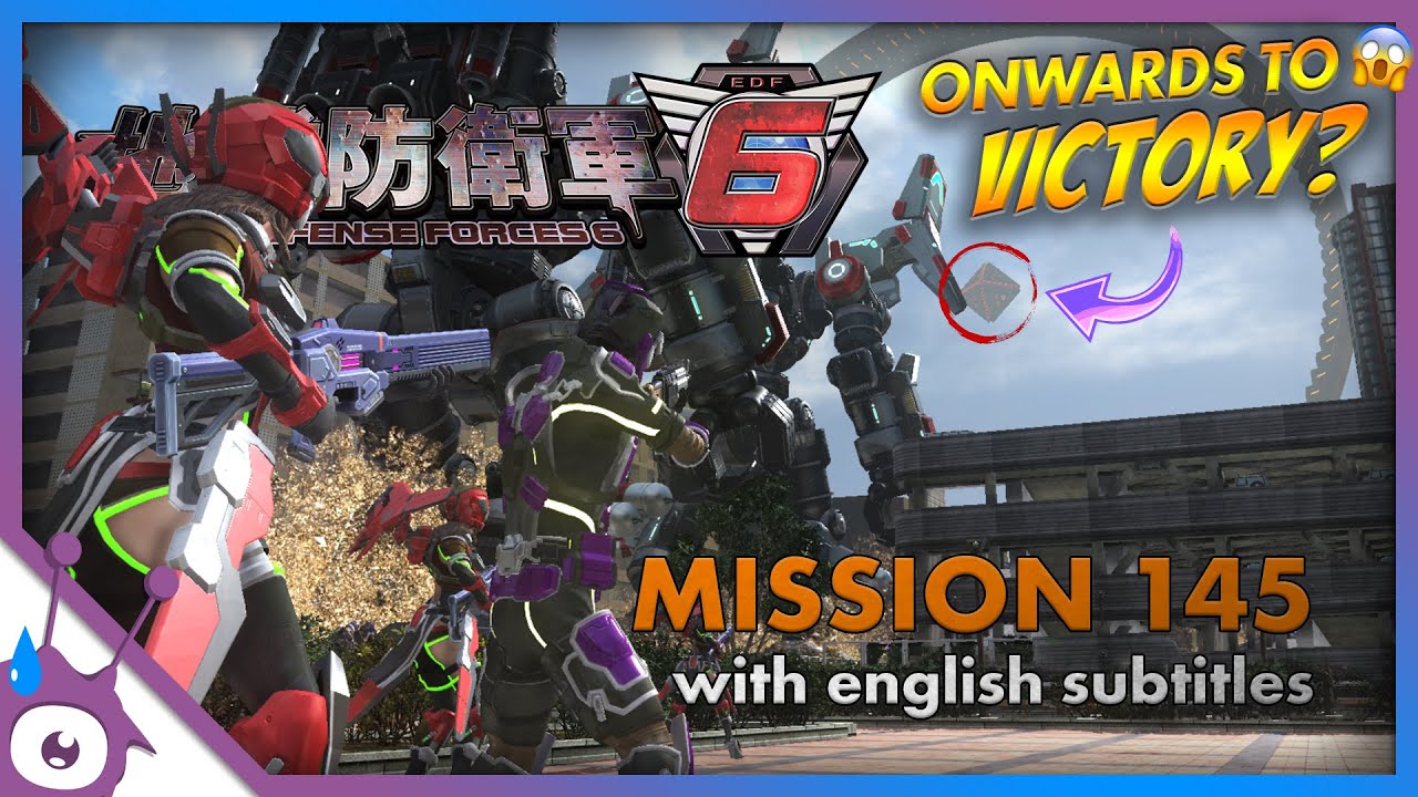 Earth Defense Force 6 - Mission 145 (English Subtitles) - Operation Ring Destruction Part 1 - PS5