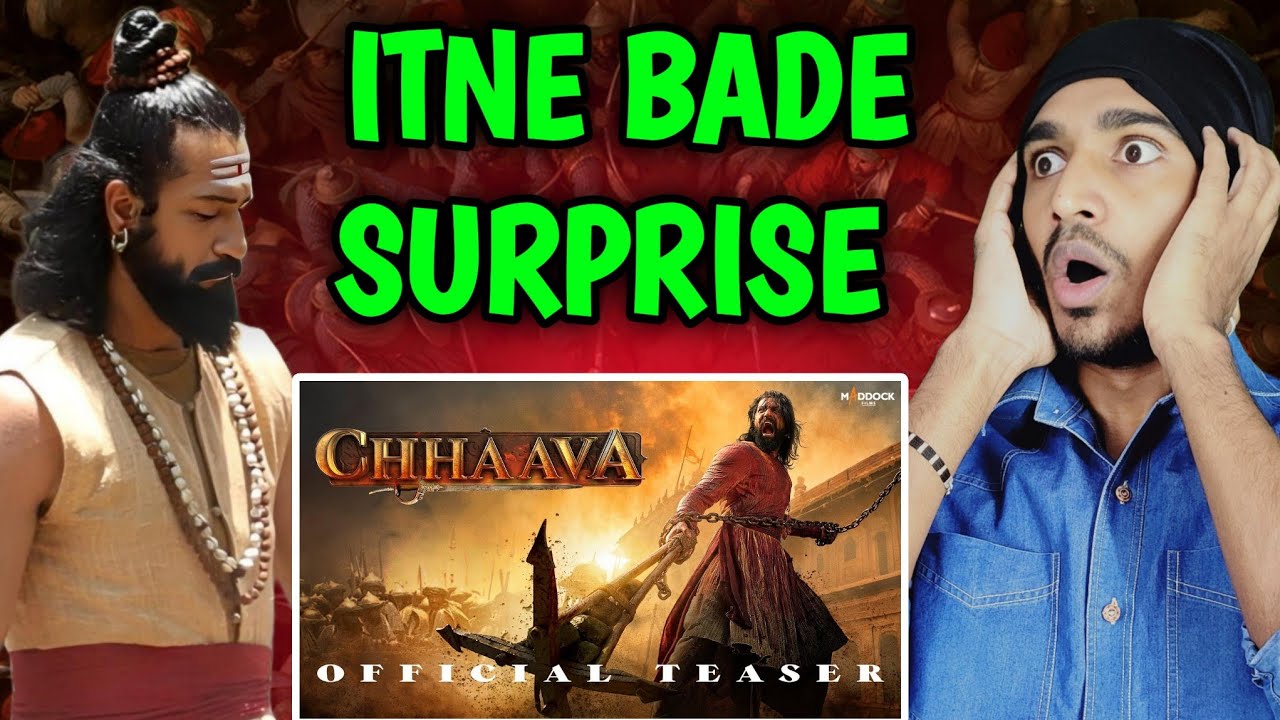 Chhaava Teaser REACTION | Vicky Kaushal |
