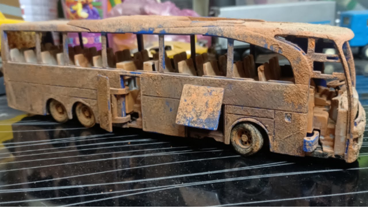 Restoration of Super Luxury Double axel Mercedes Benz Bus | Bus Restoration