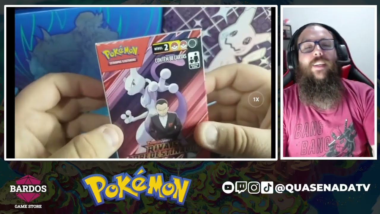 Unboxing DESAFIO ESTRATÉGICO | RIVAIS PREDESTINADOS Pokémon TCG