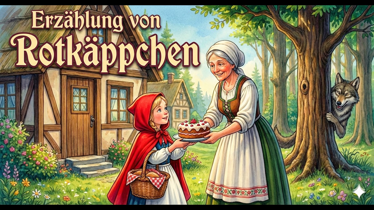Rotkäppchen (Gebrüder Grimm) inkl. Rezept
