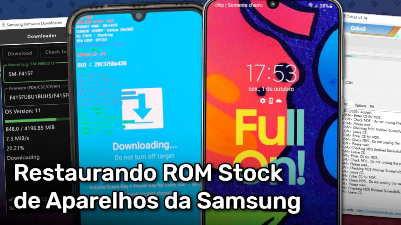 Restaurando a ROM Original de Aparelhos da Samsung! (pelo PC rodando Windows)