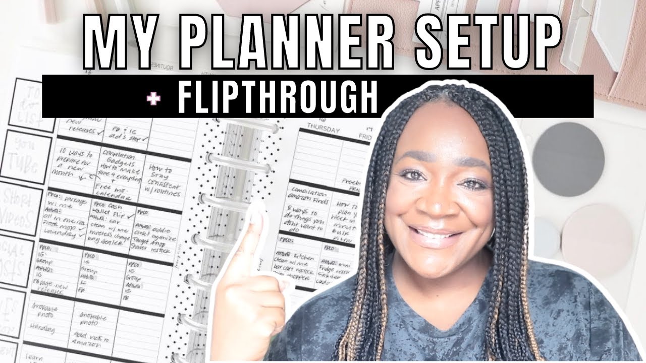 My Planner Setup + Flipthrough | At Home With Quita