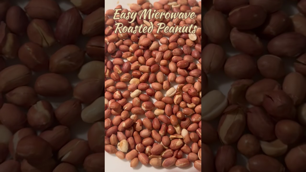 Microwave vs Stove: Perfectly Roasted Peanuts in 4 Minutes  #food #easyrecipe #tricks