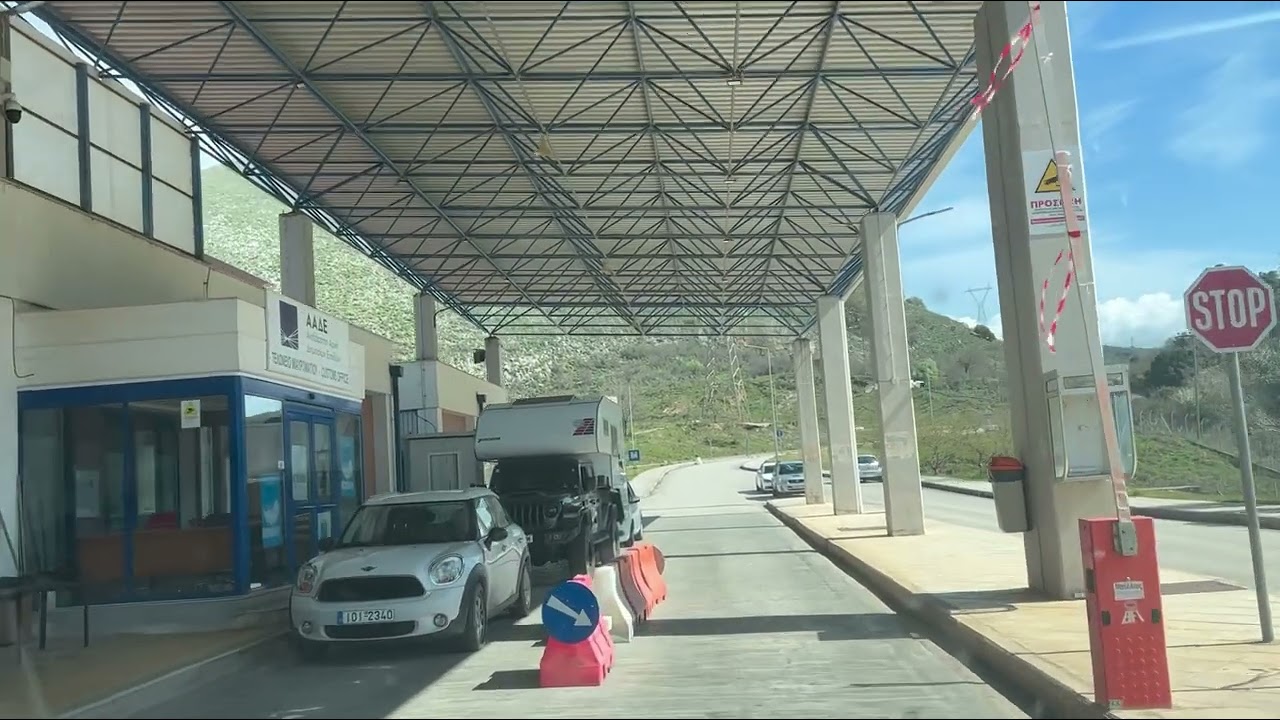 Mavromati Border Station, between  Albania and Greece #border #albania #greece #journey #travel 