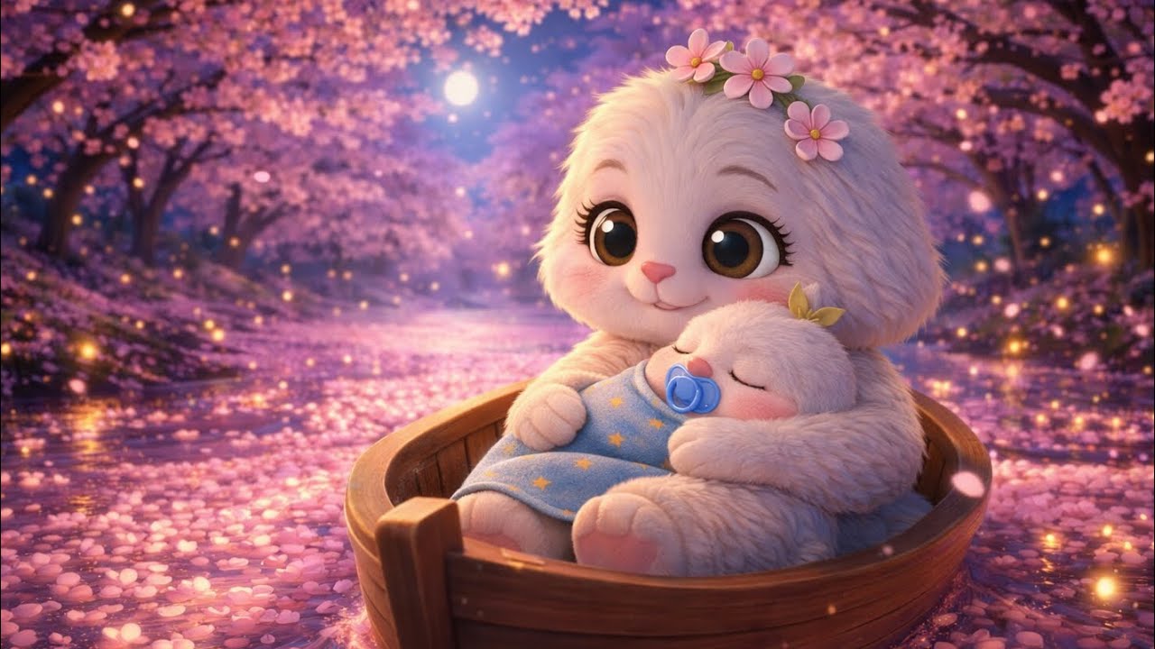 Rock a Bye Baby 🌸 🌙 Gentle Bedtime Lullaby for Sweet Dreams