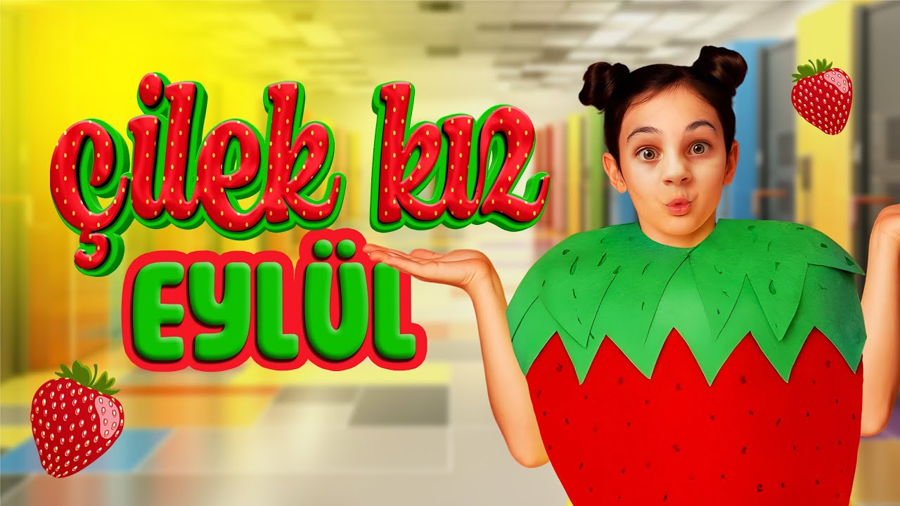 EYLÜL ÇİLEK KIZ OLDU 🍓 ÇİLEK KOSTÜMÜ YAPTIK 😊