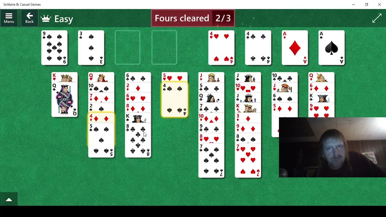 Playing Microsoft Solitaire Collection Part 1841!!!