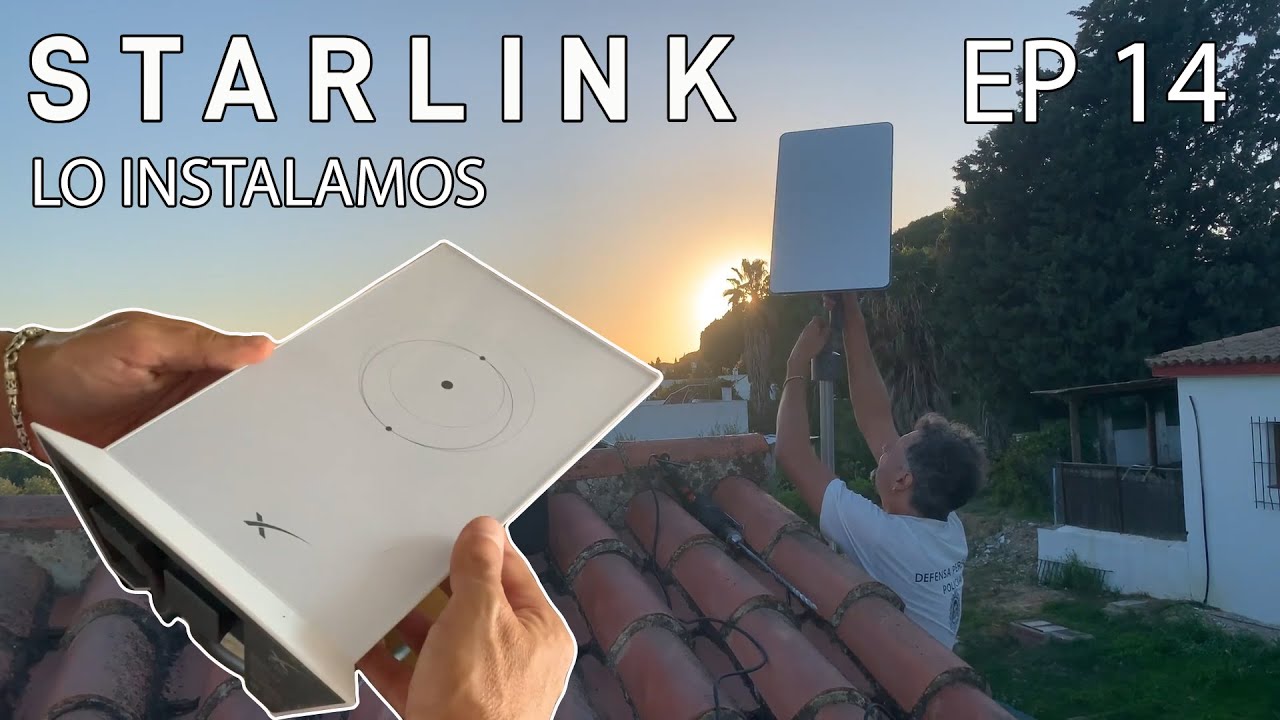 Ponemos STARLINK, internet por satélite,  en nuestra CASA de CAMPO después de meses con el 4G. EP14.