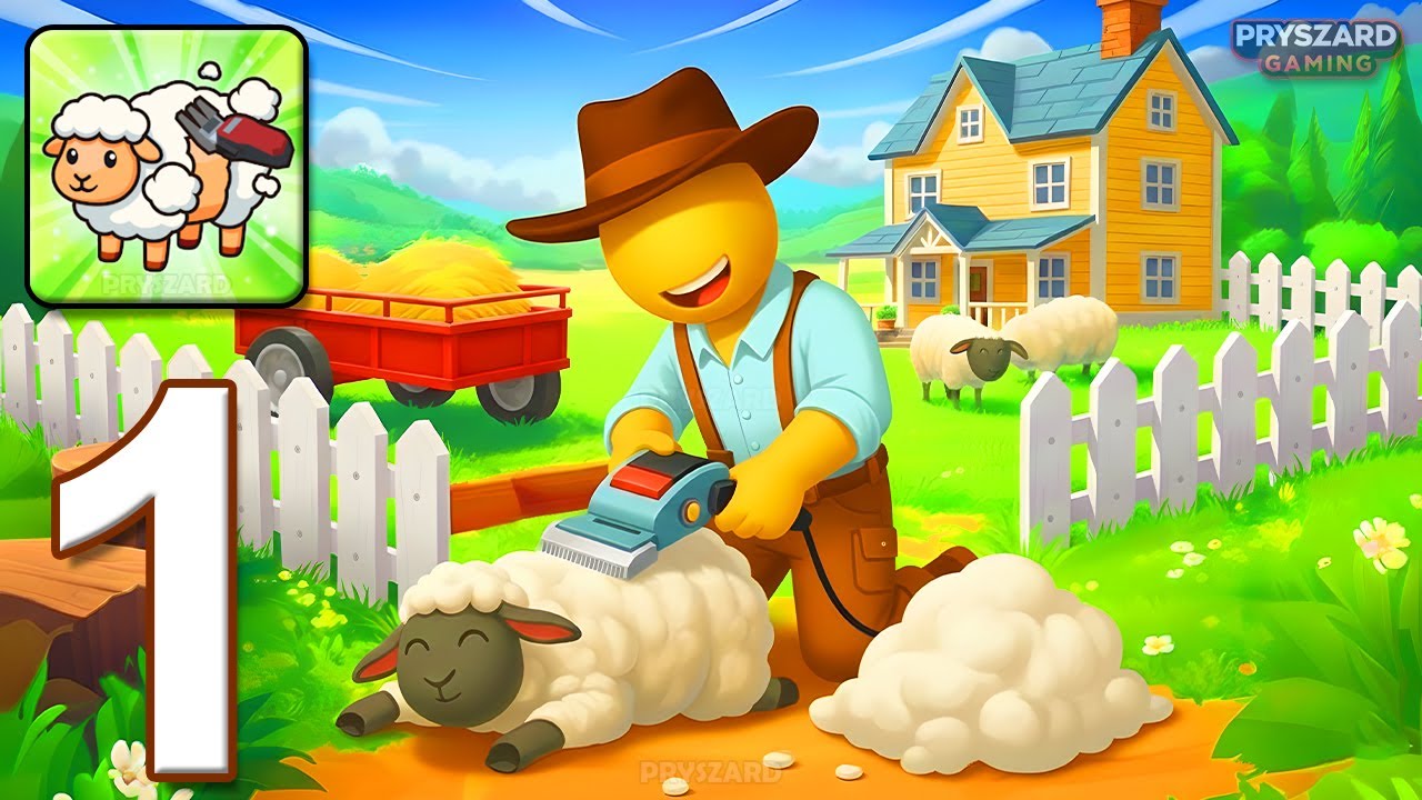 Wool Harvest - Gameplay Walkthrough Part 1 - Grow a Cozy Sheep Farm (iOS, Android)