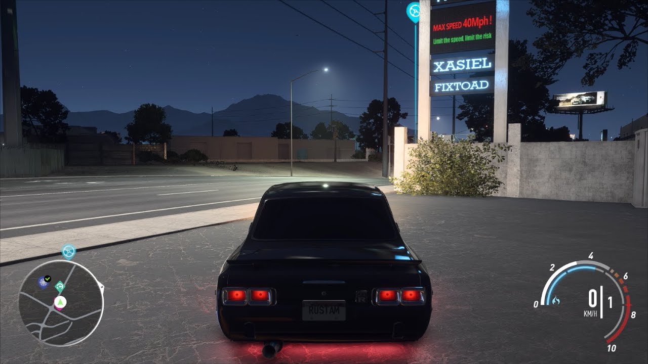NFS Payback - Nissan Skyline 2000GT-R - Fully Upgraded | Driving to the max speed - 371 km/h