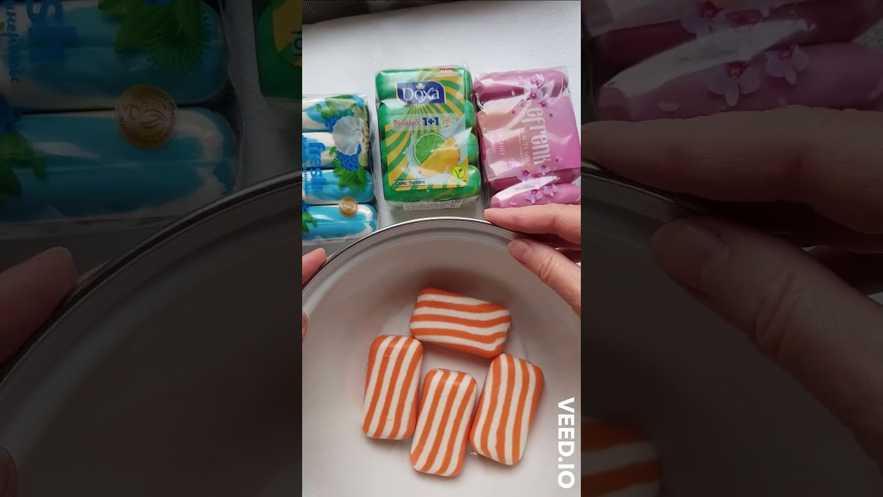 Watch How I Turn Random Soap Into a Beautiful Display! No talking. No music. #soapunwrapping #asmr