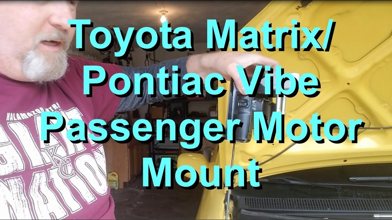 Passenger Motor Mount on Toyota Matrix-Pontiac Vibe