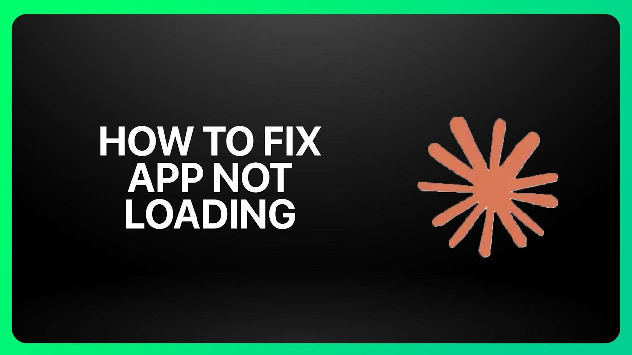 How To Fix App Not Loading In Claude ! Tutorial