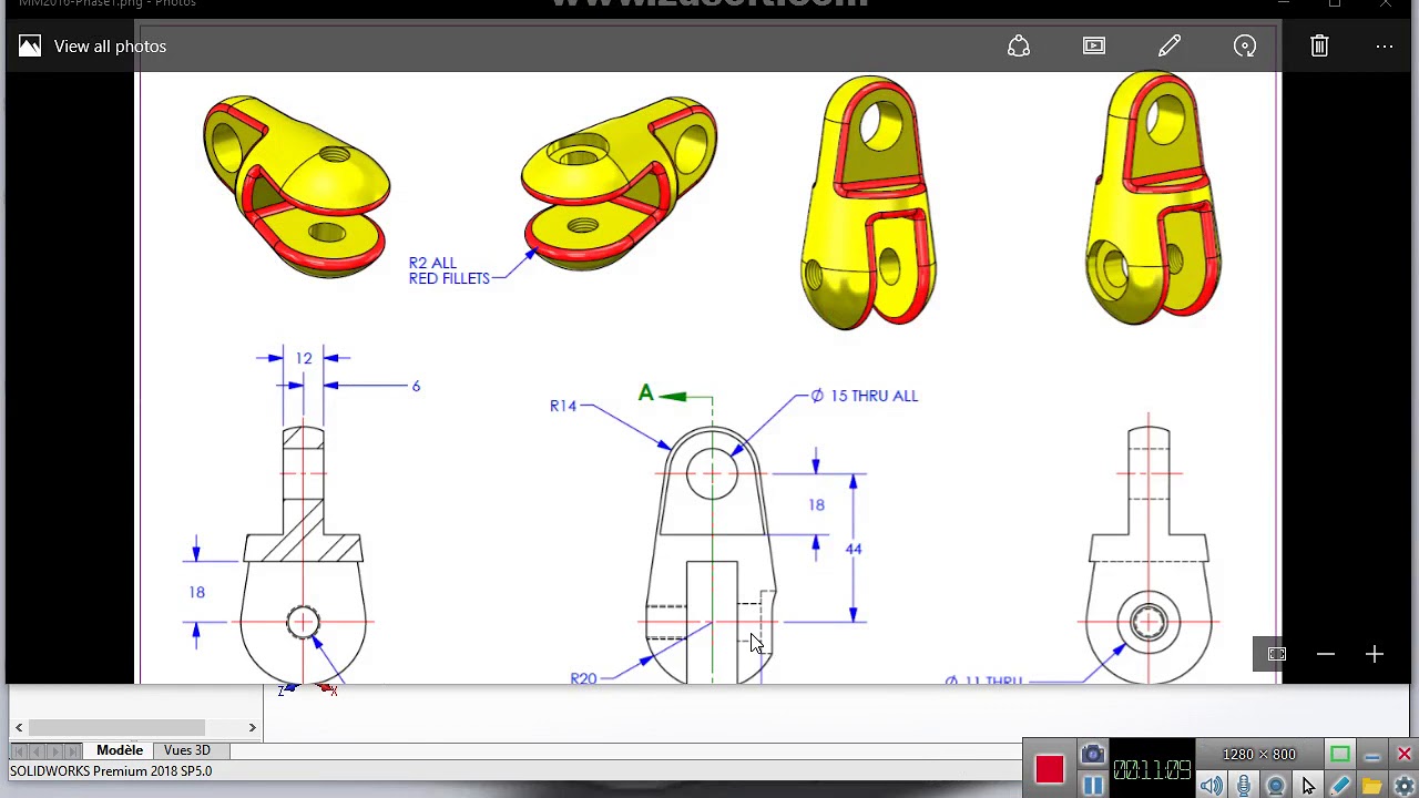 SOLIDWORKS modelmania 2016 DESSIN INDUSTRIEL   (2018 Sp 05)