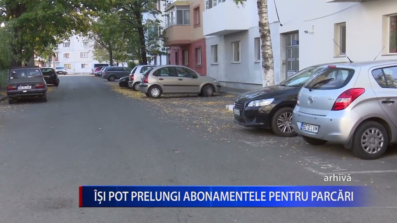 ÎȘI POT PRELUNGI ABONAMENTELE PENTRU PARCĂRI