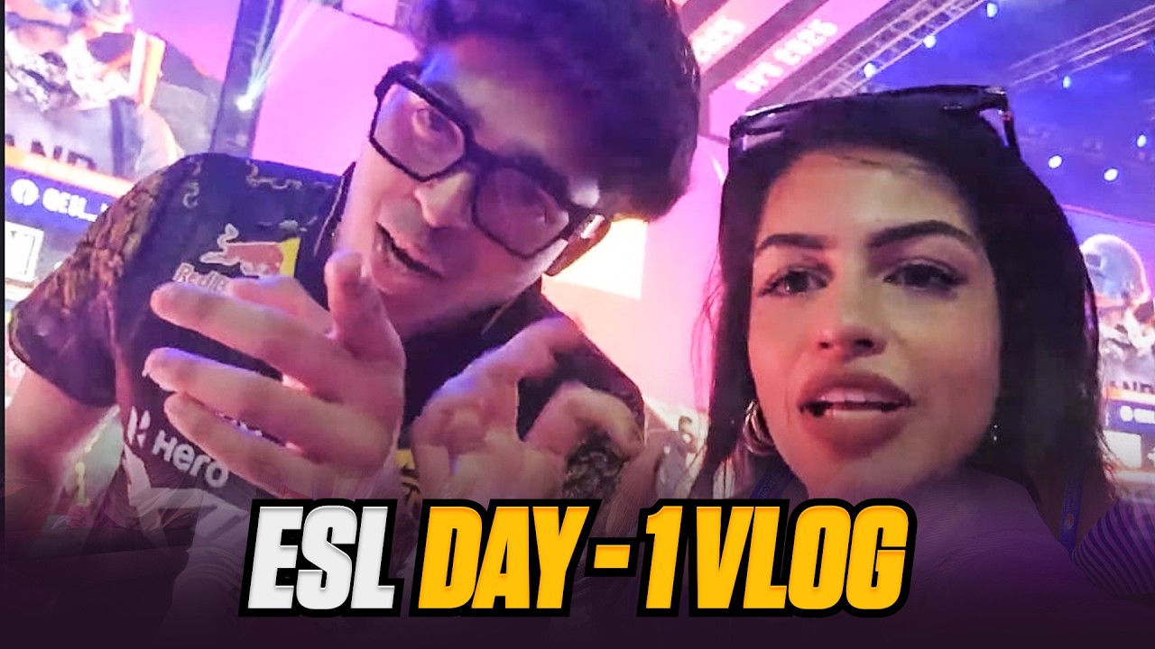 ESL LAN Day-1 Vlog 😍💛
