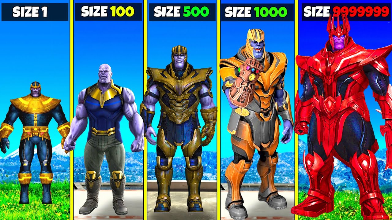 $1 THANOS into $1,000,000,000 ULTIMATE THANOS in GTA 5!