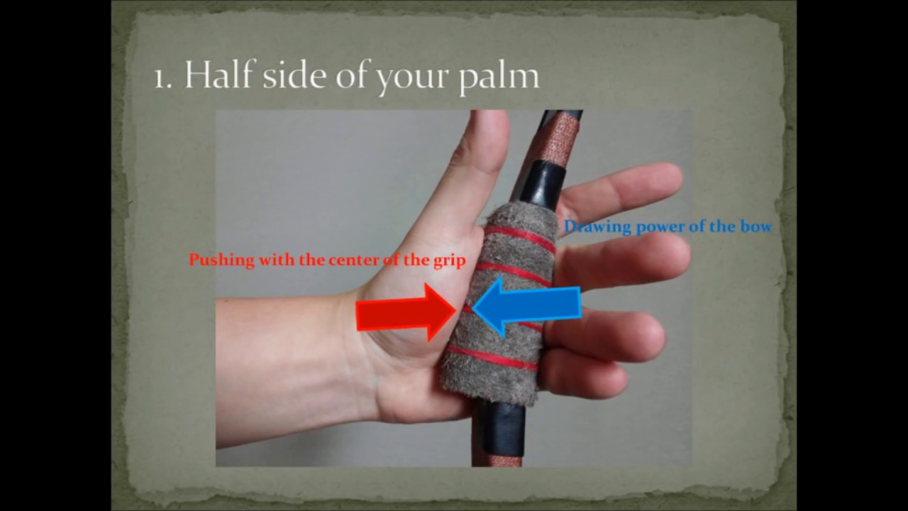How to grip your Korean traditional bow!