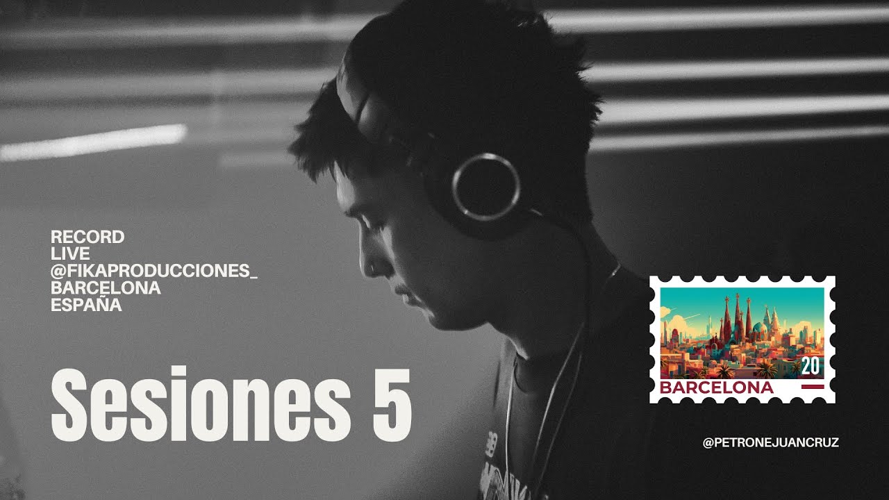 Sesiones 🌒 Barcelona | Indie Dance, Minimal Deep Tech (Warm Up) Visualizer Oficial