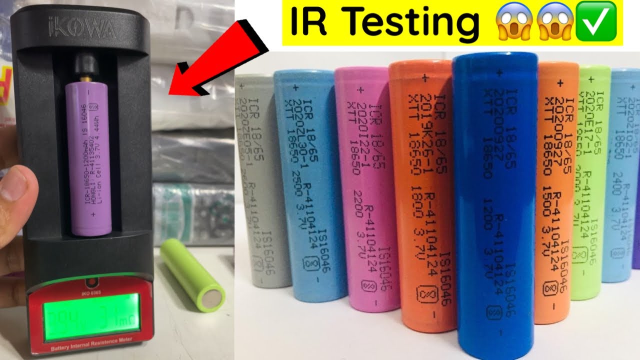 Lithium battery IR testing Machine | #18650 #battery | Battery testing @Electronics project