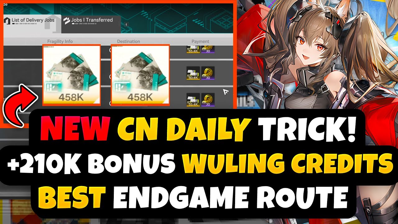 NEW CN 'Trick' For 210,000+ BONUS Wuling Stock Credits Daily! | Endfield: Daily Endgame Routes