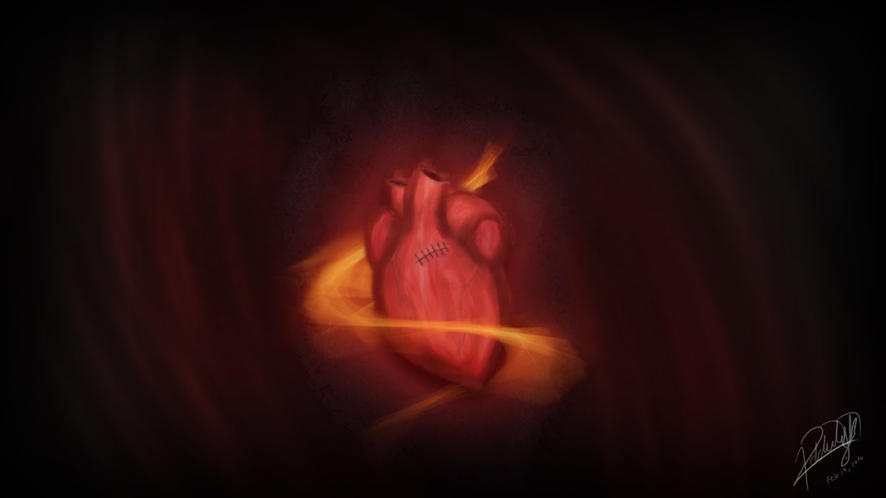 Speed Drawing Photoshop - Wacom Intous Pro (M) | The Flame of my broken Heart