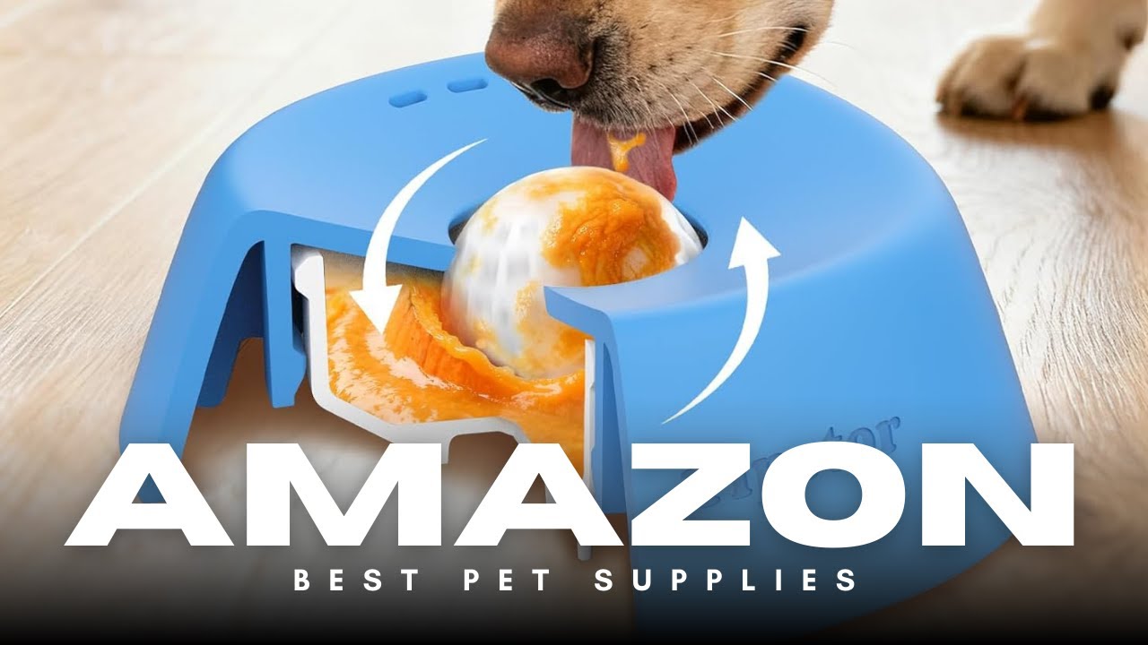 🐶🥣 Yipetor Slow Feeder Dog Bowl – Anti-Slip, Bone Broth & Yogurt Lick Toy for Large & Small Dogs!