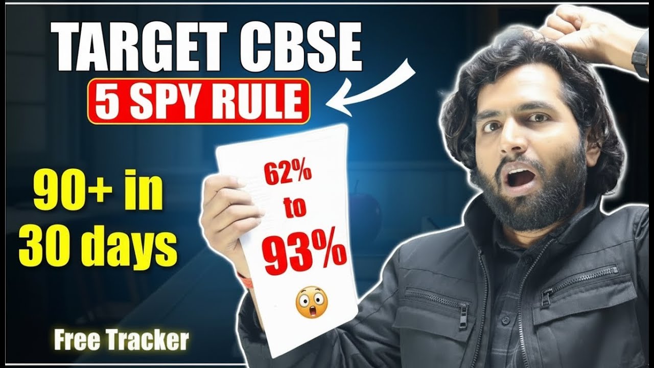 Study Like a Secret Agent | 5 CBSE Exam Hacks | Free Tracker