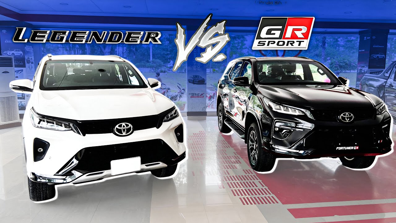 Toyota Fortuner GR Sports 2025 Vs Fortuner Legender  Detailed Comparison | with Price. #comparison