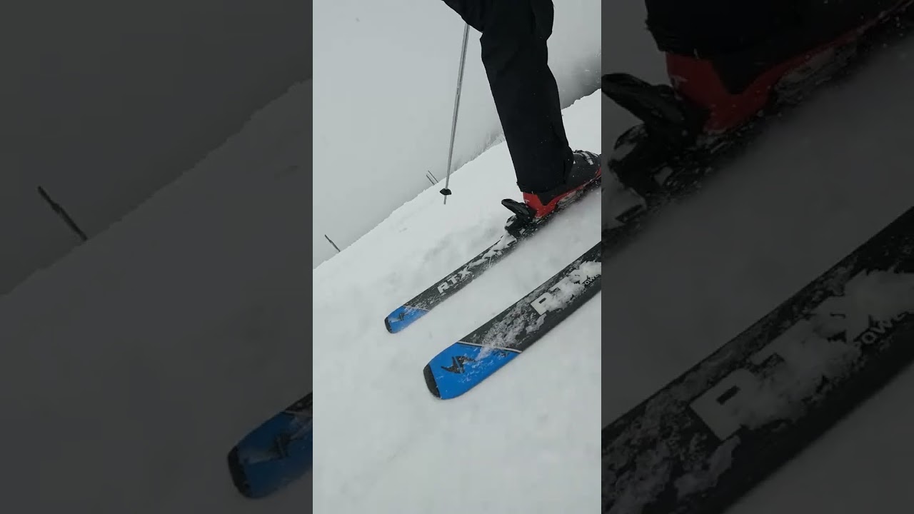 Skiing in the Pyrenees, Spain 