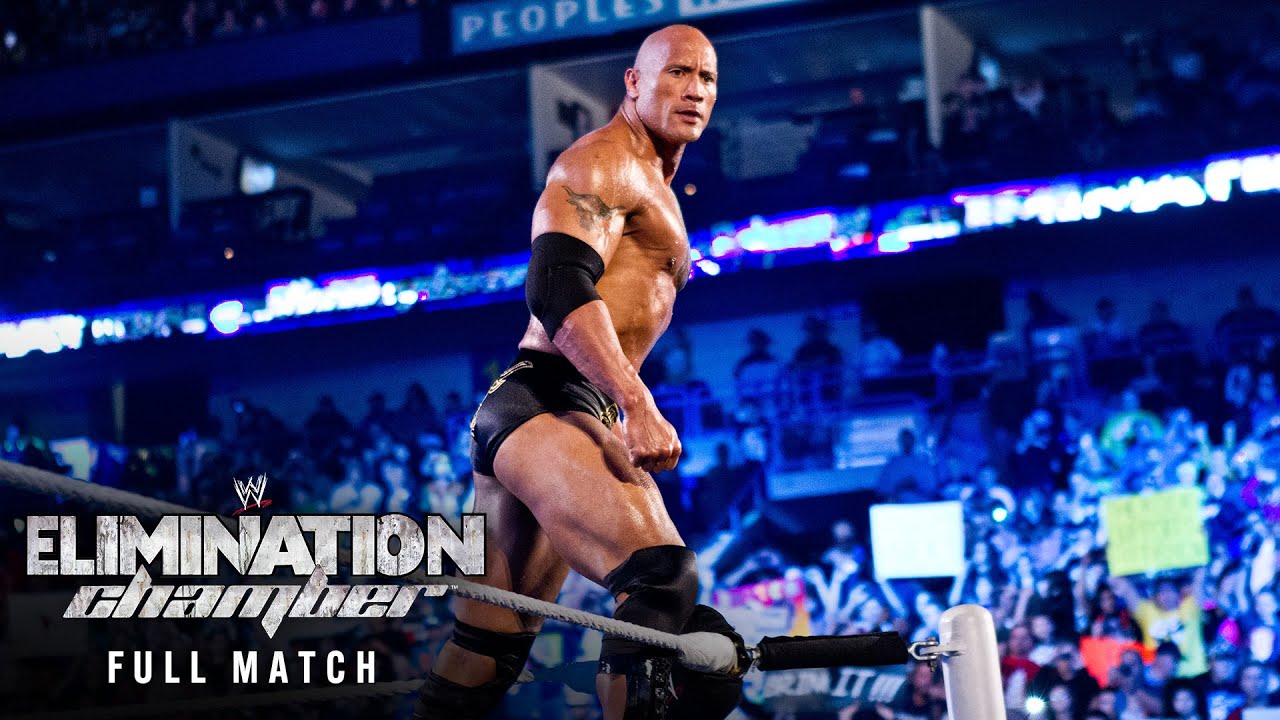 ПОЛНЫЙ МАТЧ: Рок против CM Панка – Матч за чемпионство WWE: WWE Elimination Chamber 2013