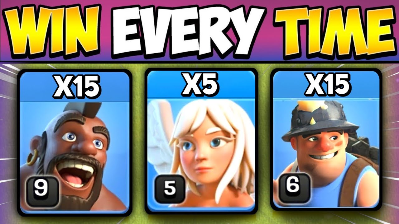 TH12 Queen Charge Hybrid Attack Strategy | Coc Hybrid Attack Th12 (Clash of Clans)