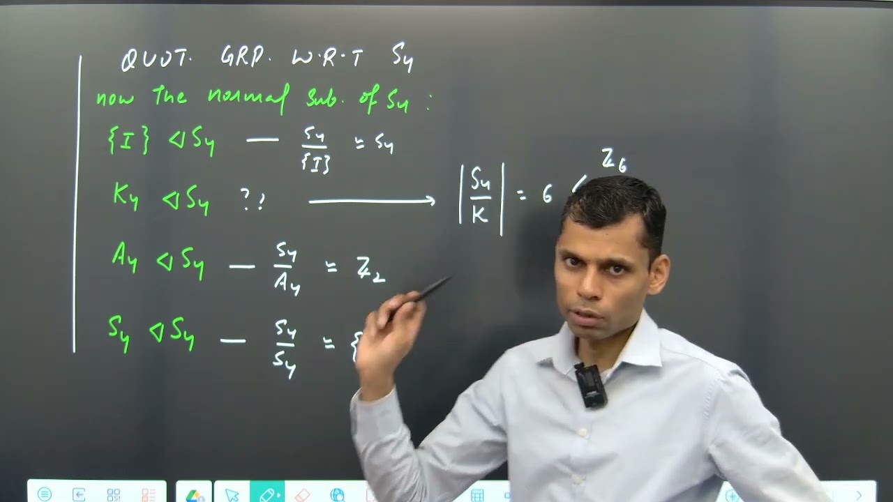 IIT JAM MATHS 2O26 QUOTIENT GROUP OF S4 [7]