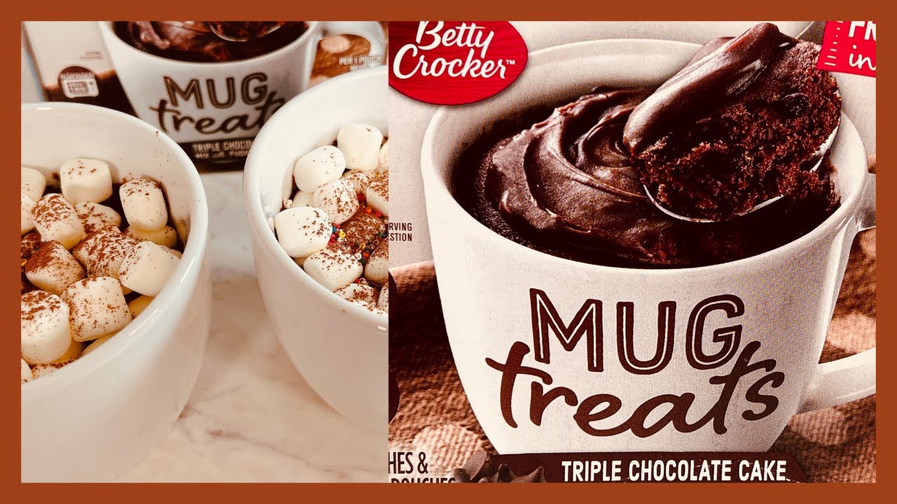 COMO hacer MUG TREATS CAKE CHocolate  BETTY CROCKER /EN ESPANOL