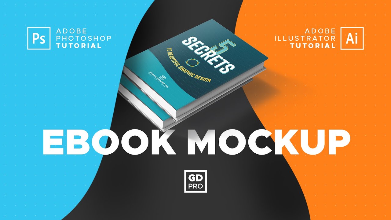 How to Create an Ebook Mockup • Adobe Photoshop & Illustrator Tutorial