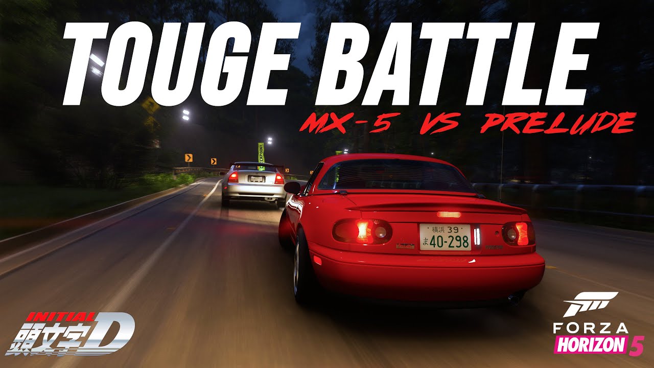 Forza Horizon 5 - Touge Battle MX-5 vs Honda Prelude
