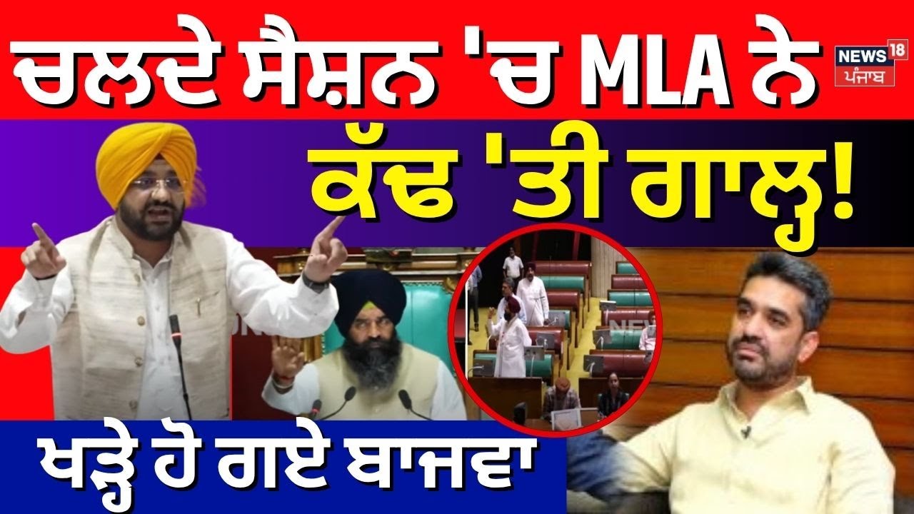 Punjab Vidha Sabha Session | ਚਲਦੇ ਸੈਸ਼ਨ 'ਚ MLA ਨੇ ਕੱਢ 'ਤੀ ਗਾਲ੍ਹ,ਖੜ੍ਹੇ ਹੋ ਗਏ ਪ੍ਰਤਾਪ ਬਾਜਵਾ | Bawa Henry